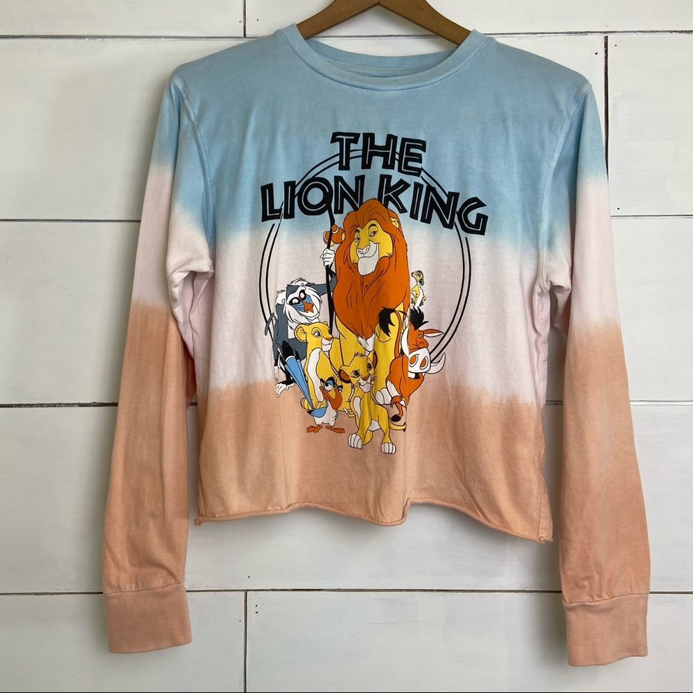 Disney The Lion King Tie Dye Crop Top.